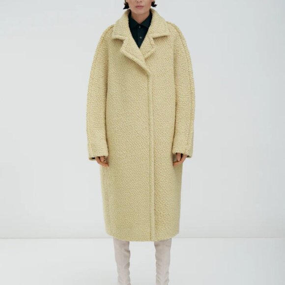 Bevza Buckled Wool Coat XS